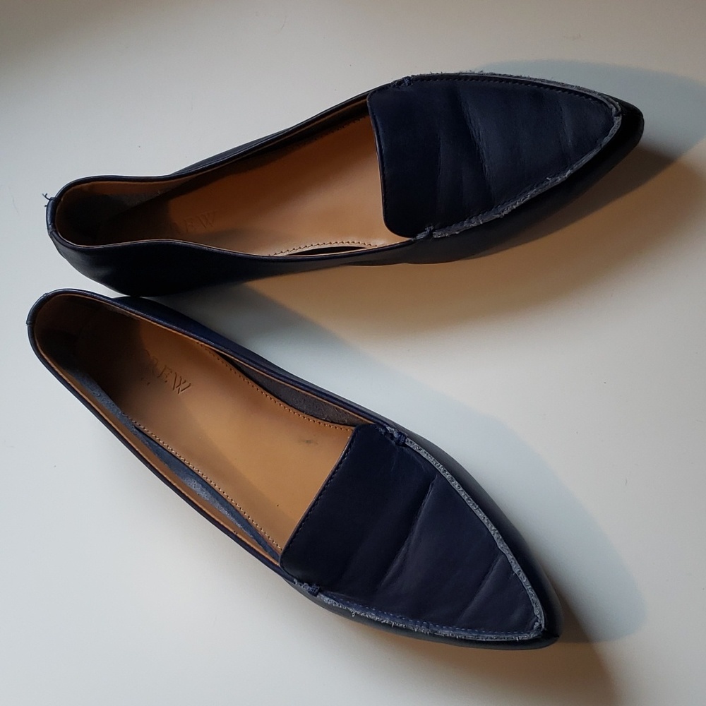 Jcrew Factory Edie Leather Loafers